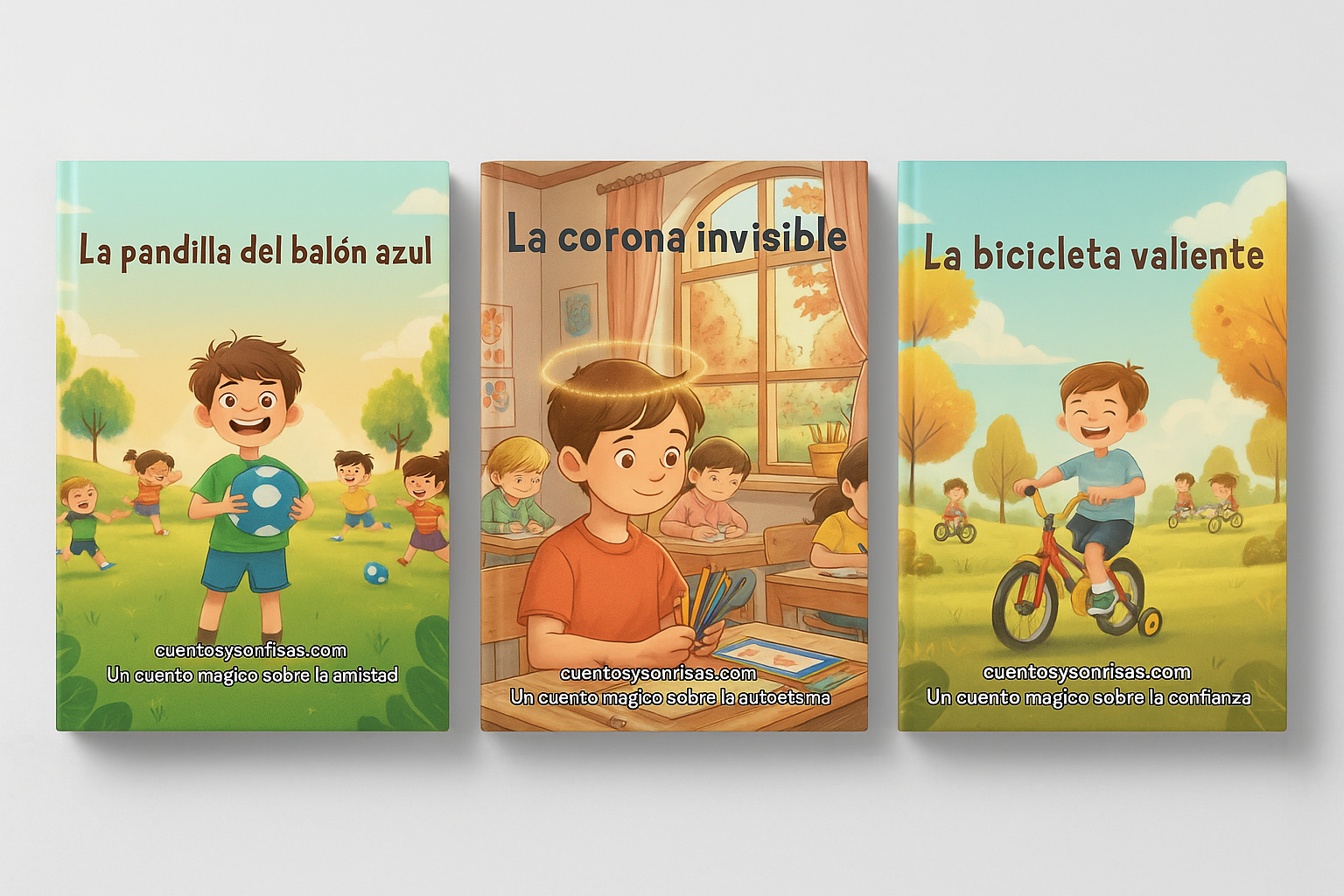 Pack de 3 Ebooks Infantiles: Cuentos para fortalecer la amistad, la confianza y la autoestima