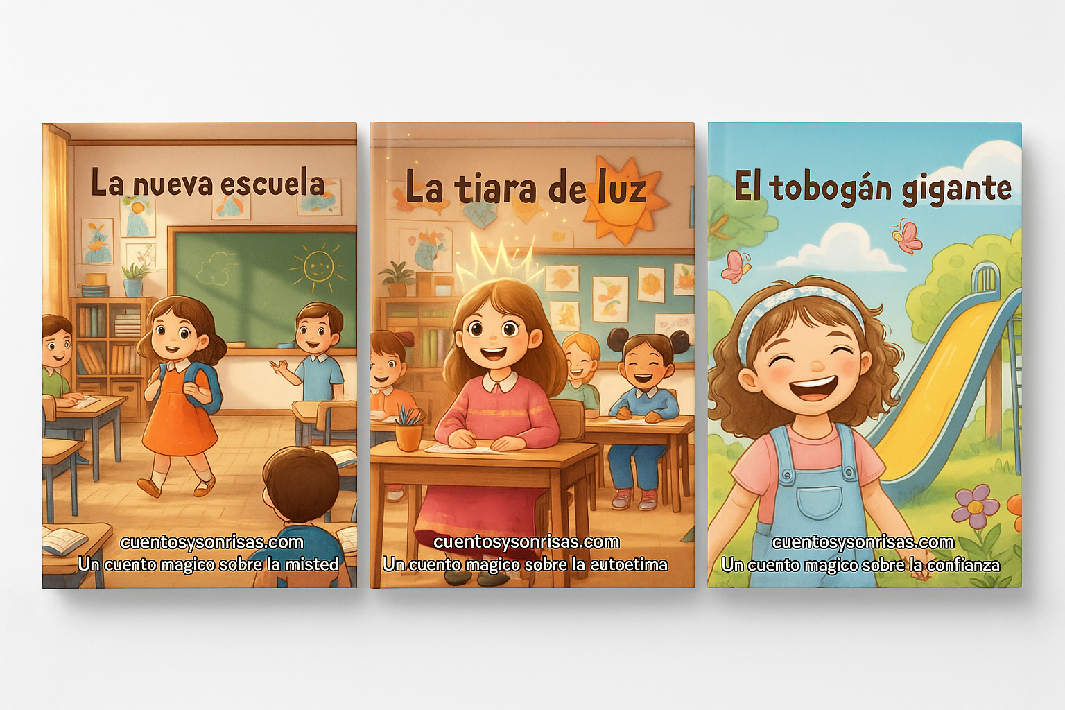 Pack de 3 Ebooks Infantiles: Cuentos para fortalecer la amistad, la confianza y la autoestima